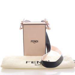 مملوكة مسبقًا حقيبة بوكسا رأسية جلد فندي