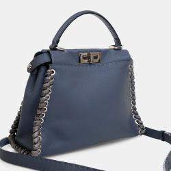 مملوكة مسبقًا Fendi Medium Calfskin Lace Up Peekaboo ISeeYou