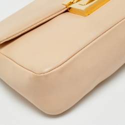 مملوكة مسبقًا حقيبة كتف فندي بي باغيت ميني جلد خوخي