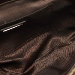 Pre Owned حقيبة كتف فندي كوبيلاتشن جلد وكانفاس زوكينو حمراء