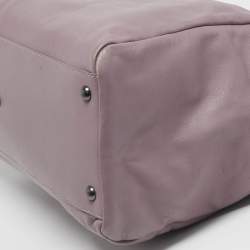 Pre Owned Fendi Peekaboo Large Lilac Leather Tote