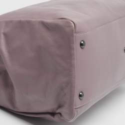 Pre Owned Fendi Peekaboo Large Lilac Leather Tote