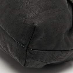 مملوكة مسبقًا حقيبة كتف فندي شيف جلد مثقوب بني شوكو FF