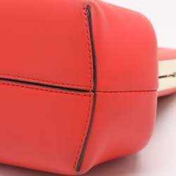 مملوكة مسبقًا حقيبة كلتش فندي فيرست جلد أسود صغيرة