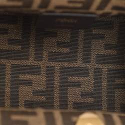 مملوكة مسبقًا حقيبة كلتش فندي فيرست جلد أسود صغيرة