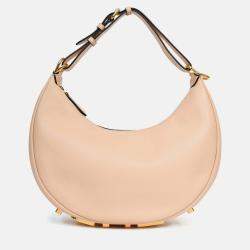 Pre Owned حقيبة على الكتف فندي "فينديقراثي" جلد خوخي