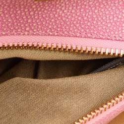 Pre Owned Fendi Peekaboo Large Cream Leather Top Handle Bag