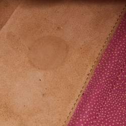 Pre Owned Fendi Peekaboo Large Cream Leather Top Handle Bag