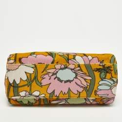 Pre Owned حقيبة يد علوية فندي بيكابو جلد أخضر صغيرة