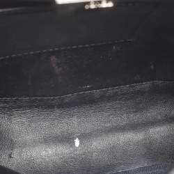 Pre Owned حقيبة فندي يد علوية بيكابوو جلد أسود بكشاكش صغيرة