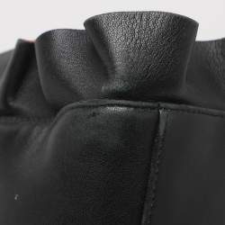 Pre Owned حقيبة فندي يد علوية بيكابوو جلد أسود بكشاكش صغيرة