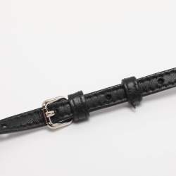 Pre Owned حقيبة فندي يد علوية بيكابوو جلد أسود بكشاك ش صغيرة