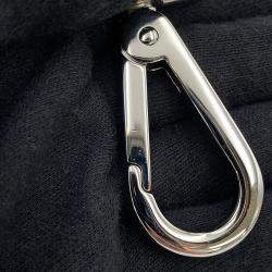 Pre Owned Fendi Zucca 2-Way Mini Bag Black/White Fur Leather