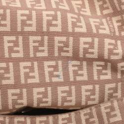 Pre Owned حقيبة فندي ماما باغيت ميني قماش زوتشينو وردية وجل دية