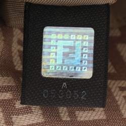 Pre Owned حقيبة فندي ماما باغيت ميني قماش زوتشينو وردية وجلدية