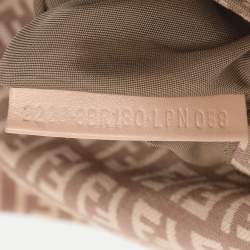 Pre Owned حقيبة فندي ماما باغيت ميني قماش زوتشينو وردية وجلدية