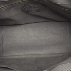 Pre Owned Fendi Gloria Small Grey Selleria Leather Tote