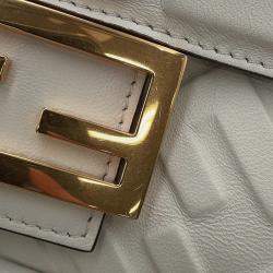 مملوكة مسبقًا Fendi Baguette White Leather