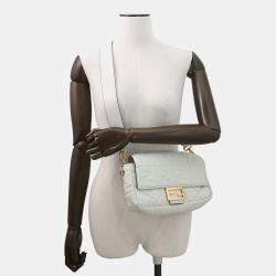 مملوكة مسبقًا Fendi Baguette White Leather