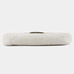 مملوكة مسبقًا Fendi Baguette White Leather