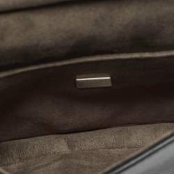 مملوكة مسبقًا Fendi Flowerland Micro Black/Blue Leather Double Baguette Bag