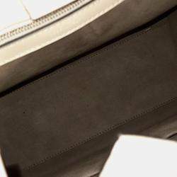 Pre Owned Fendi Black/Cream Leather Runaway Small