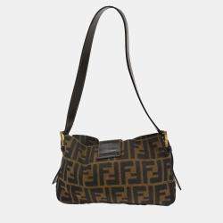 Pre Owned Fendi Brown Zucca Handbag