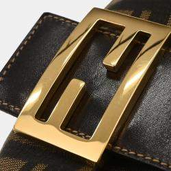 Pre Owned Fendi Brown Zucca Handbag