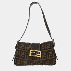 مملوكة مسبقًا Fendi Brown Zucca Handbag