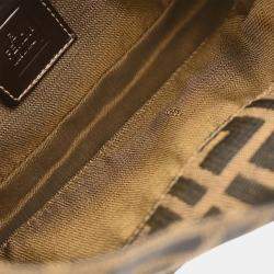 Pre Owned Fendi Brown Zucca Handbag