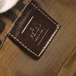 Pre Owned Fendi Brown Zucca Handbag