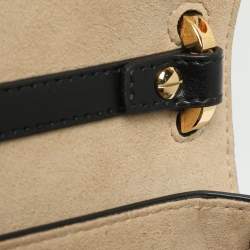 مملوكة مسبقًا حقيبة كتف فندي سكولابد كان 1 جلد أخضر داكن صغيرة