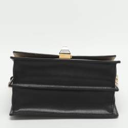 مملوكة مسبقًا حقيبة كتف فندي سكولابد كان 1 جلد أخضر داكن صغيرة