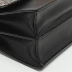 مملوكة مسبقًا حقيبة كتف فندي سكولابد كان 1 جلد أخضر داكن صغيرة