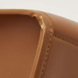 مملوكة مسبقًا حقيبة يد فندي شوبنغ جلد بني متوسط الحجم صن شاين