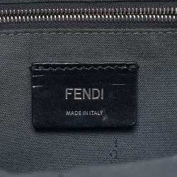 Pre Owned Fendi By The Way Mini Grey Leather Backpack