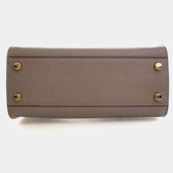 Pre Owned حقيبة فندي بيسييو صغيرة جلد عجل