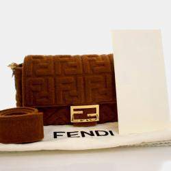 مملوكة مسبقًا Fendi Medium Terry Cloth Baguette