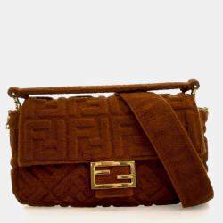مملوكة مسبقًا Fendi Medium Terry Cloth Baguette