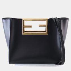 Pre Owned Fendi Small Calfskin Way Tote