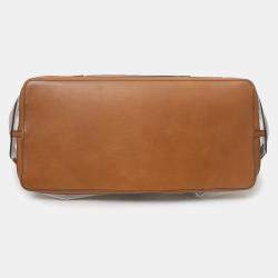 مملوكة مسبقًا حقيبة يد فندي فوريفر جيب رقعة بنية فينيل/جلد/فراء