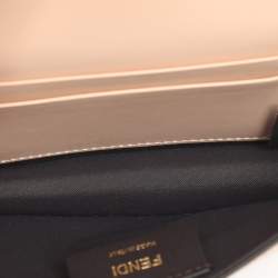 مملوكة مسبقًا Fendi F is Fendi Pink/Brown FF Embossed Leather Belt Bag