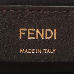 مملوكة مسبقًا Fendi F is Fendi Pink/Brown FF Embossed Leather Belt Bag