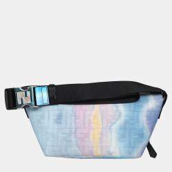 Pre Owned Fendi Multicolor Leather Sunset Hobo Belt Bag