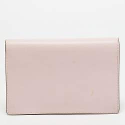 Pre Owned Fendi F is Fendi Pink Leather Wallet On Chain