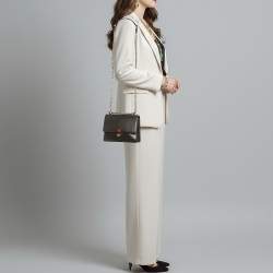 مملوكة مسبقًا حقيبة كتف فندي كين I صغيرة جلد سوداء