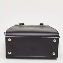 Pre Owned Fendi Petite 3Jours Black Leather Tote