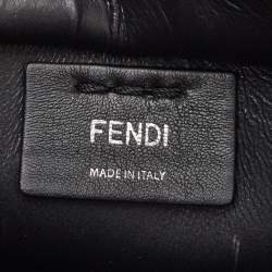 Pre Owned Fendi Petite 3Jours Black Leather Tote
