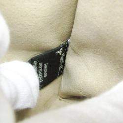 Pre Owned حقيبة كتف جلدية مخملية فندي كان آي أزرق فاتح كحلي أصفر