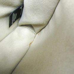 Pre Owned حقيبة كتف جلدية مخملية فندي كان آي أزرق فاتح كحلي أصفر